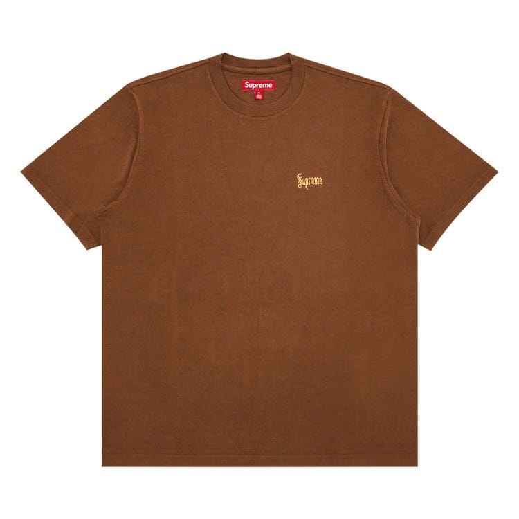 Supreme Old English T-Shirt Brown