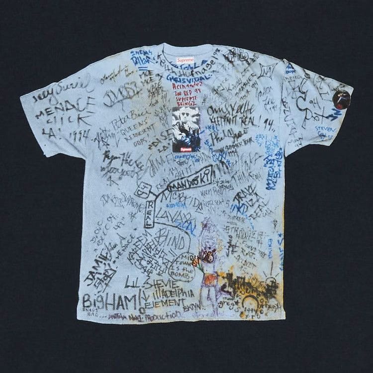 Supreme First T-Shirt Navy