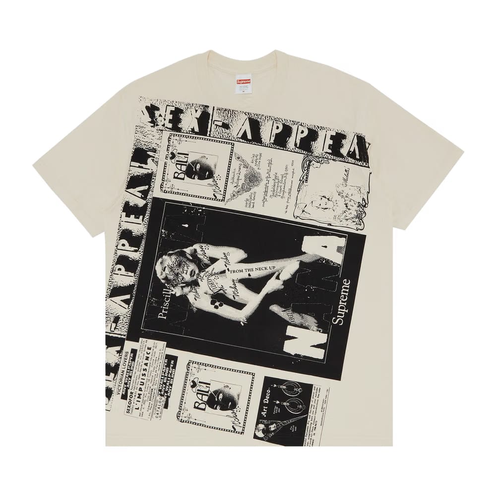 Supreme Collage T-Shirt Natural