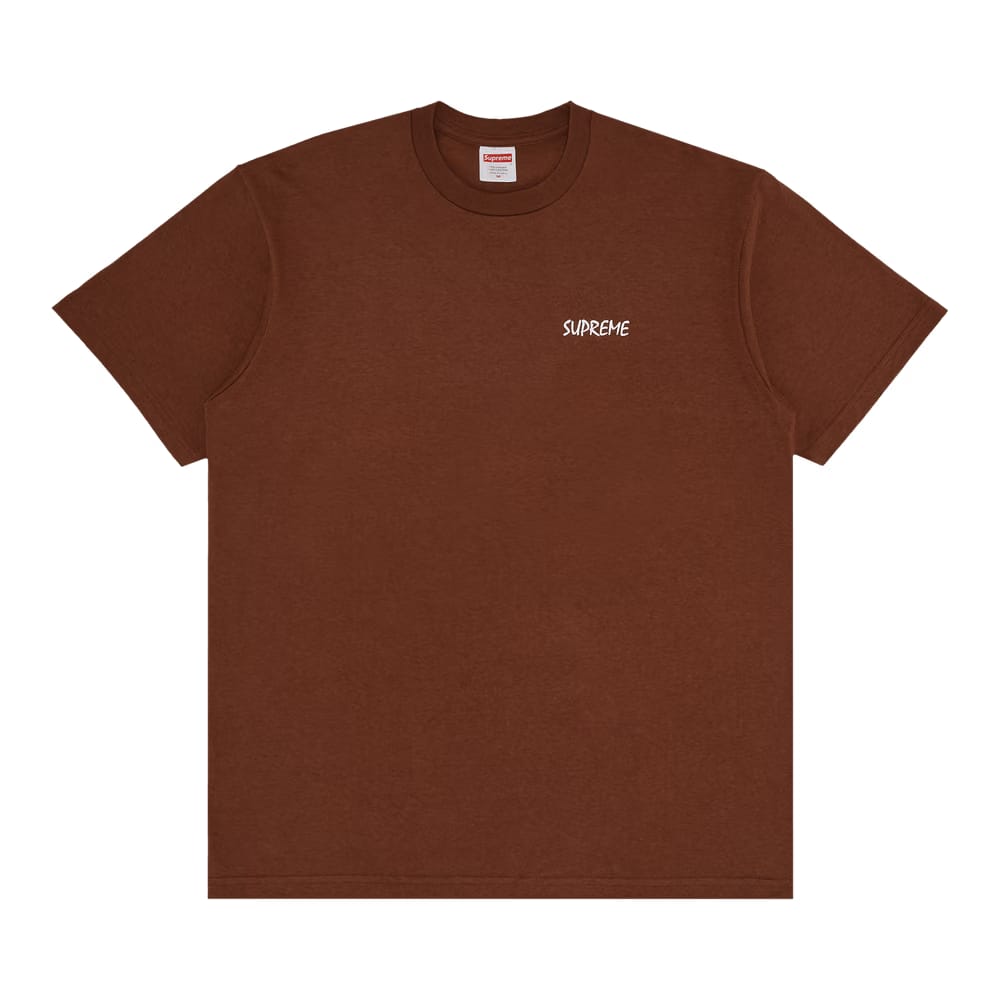 Supreme Black Cat T-Shirt Brown