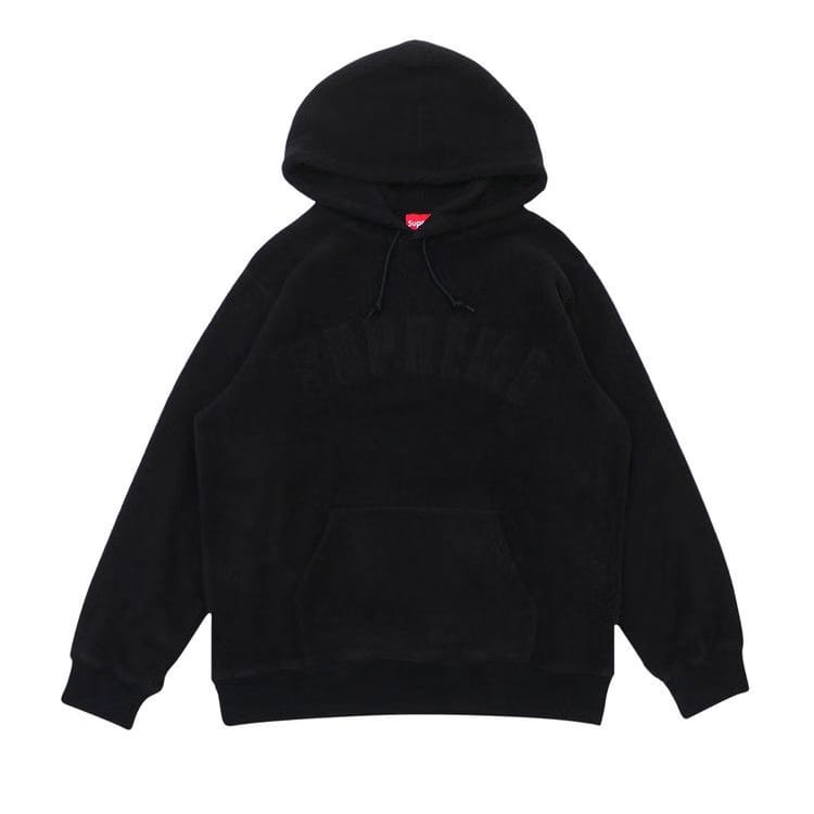 Supreme x Polartec Hoodie Black