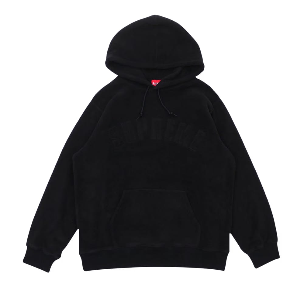 Supreme x Polartec Hoodie Black