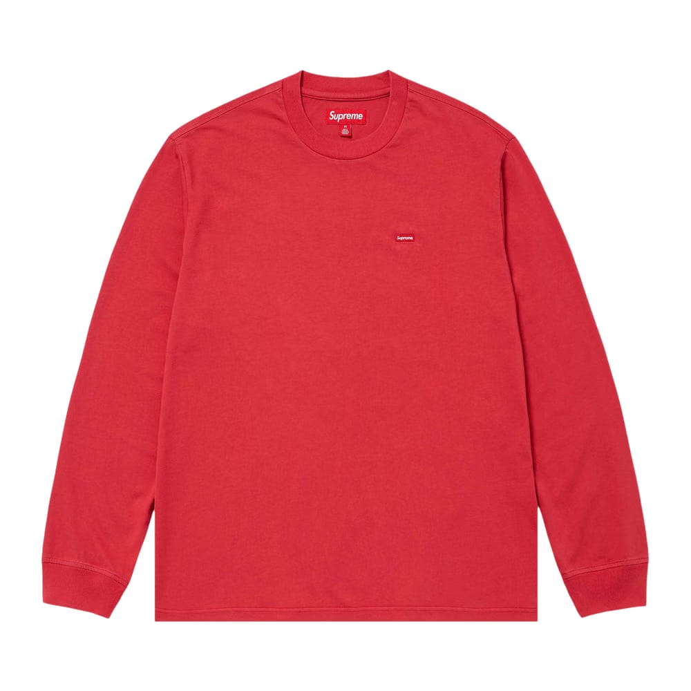 Supreme Small Box Long-Sleeve T-Shirt Washed Red