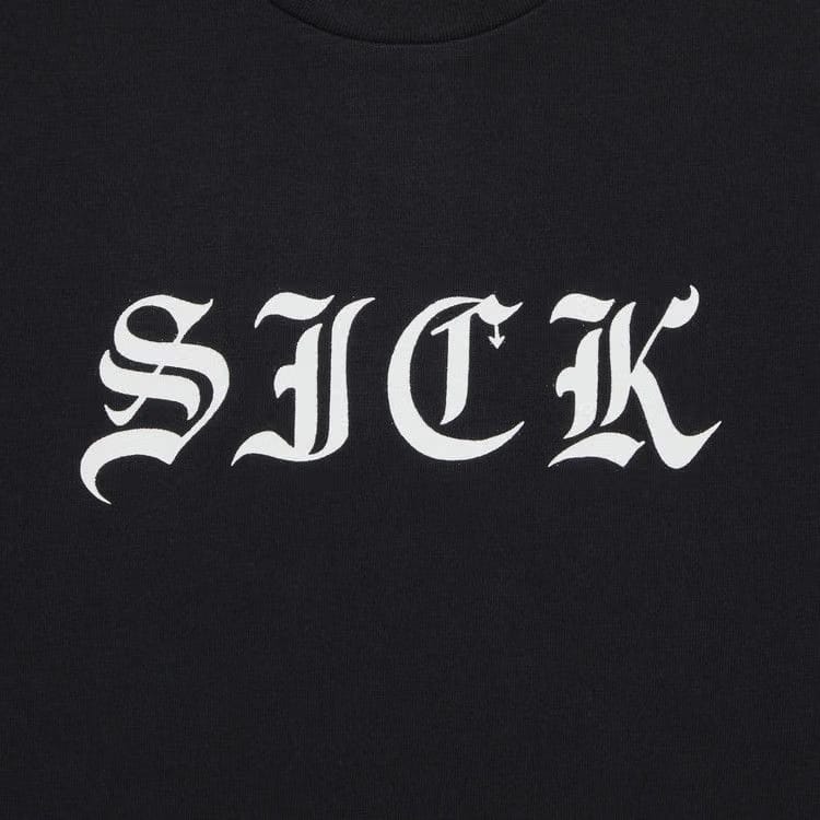 Supreme Sick Shorts-Sleeve Top Black