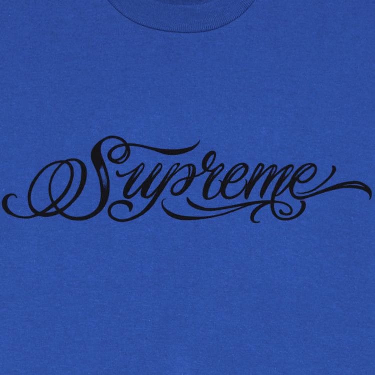 Supreme Script T-Shirt Royal