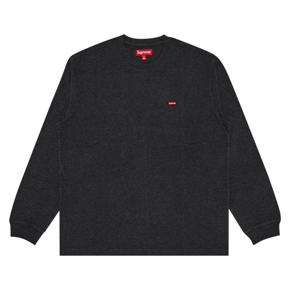 Supreme Small Box Long-Sleeve T-Shirt Charcoal