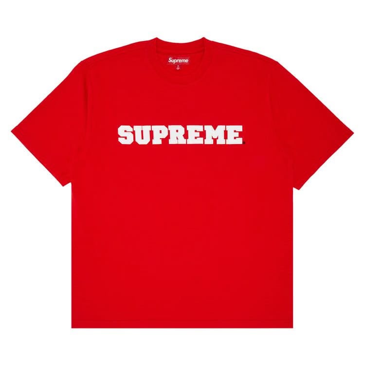 Supreme Collegiate Shorts-Sleeve Top Red