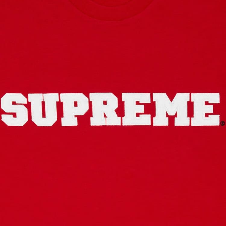 Supreme Collegiate Shorts-Sleeve Top Red