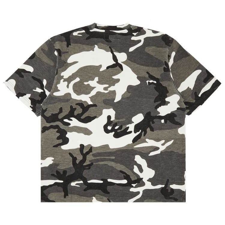 Supreme Collegiate Shorts-Sleeve Top Snow Camo