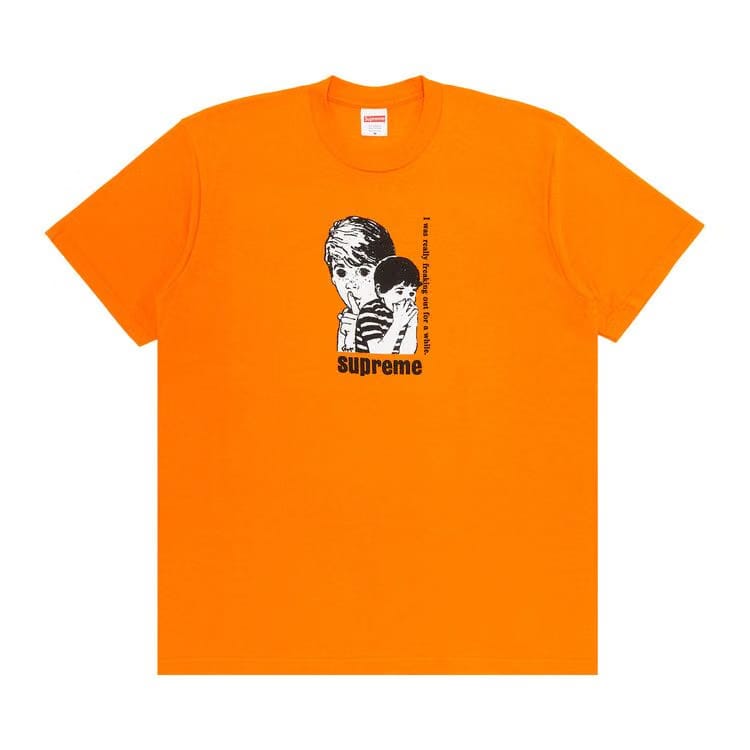 Supreme Freaking Out T-Shirt Orange