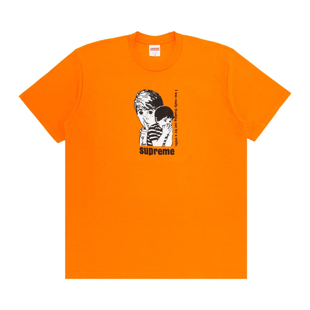 Supreme Freaking Out T-Shirt Orange