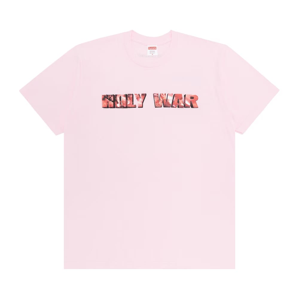 Supreme Holy War T-Shirt Light Pink