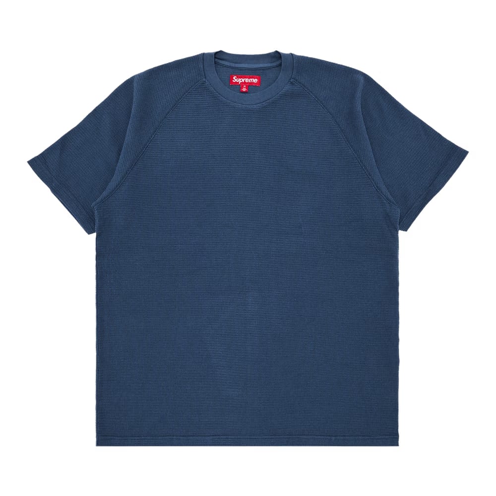 Supreme Stencil Thermal Shorts-Sleeve Top Dark Slate