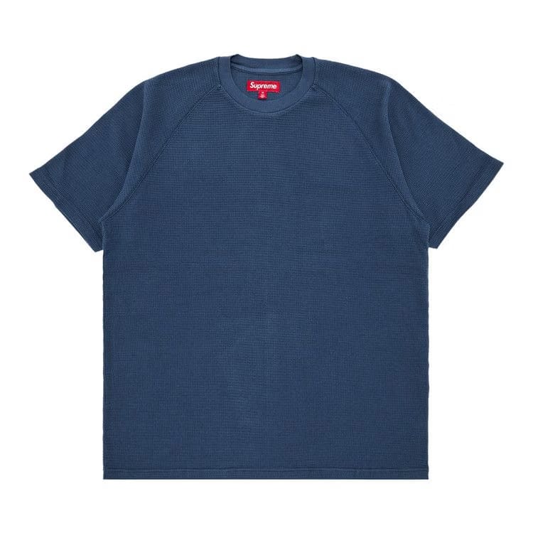 Supreme Stencil Thermal Shorts-Sleeve Top Dark Slate