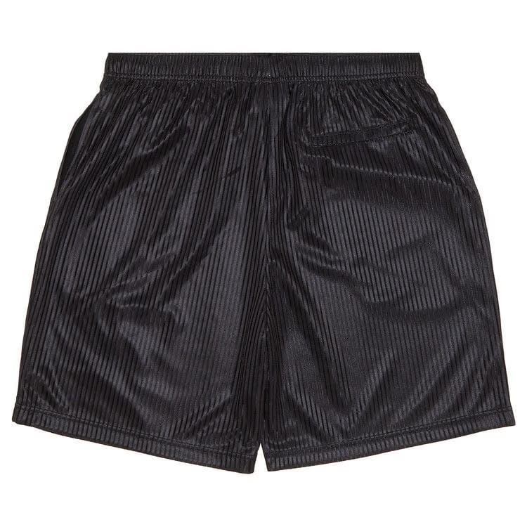 Supreme Gradient Mesh Stripe Baggy Shorts Black