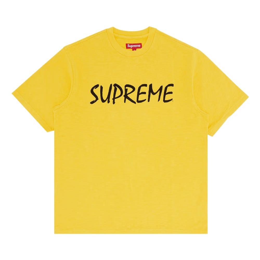 Supreme FTP Shorts-Sleeve Top Yellow