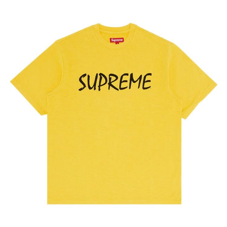 Supreme FTP Shorts-Sleeve Top Yellow