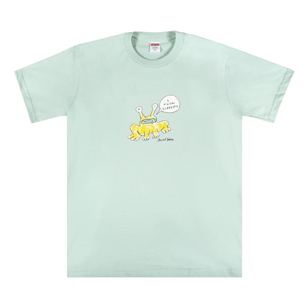 Supreme x Daniel Johnston Frog T-Shirt Light Teal