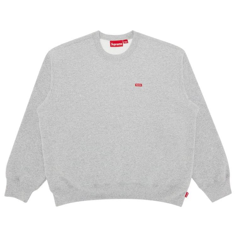 Supreme Small Box Crewneck Heather Grey