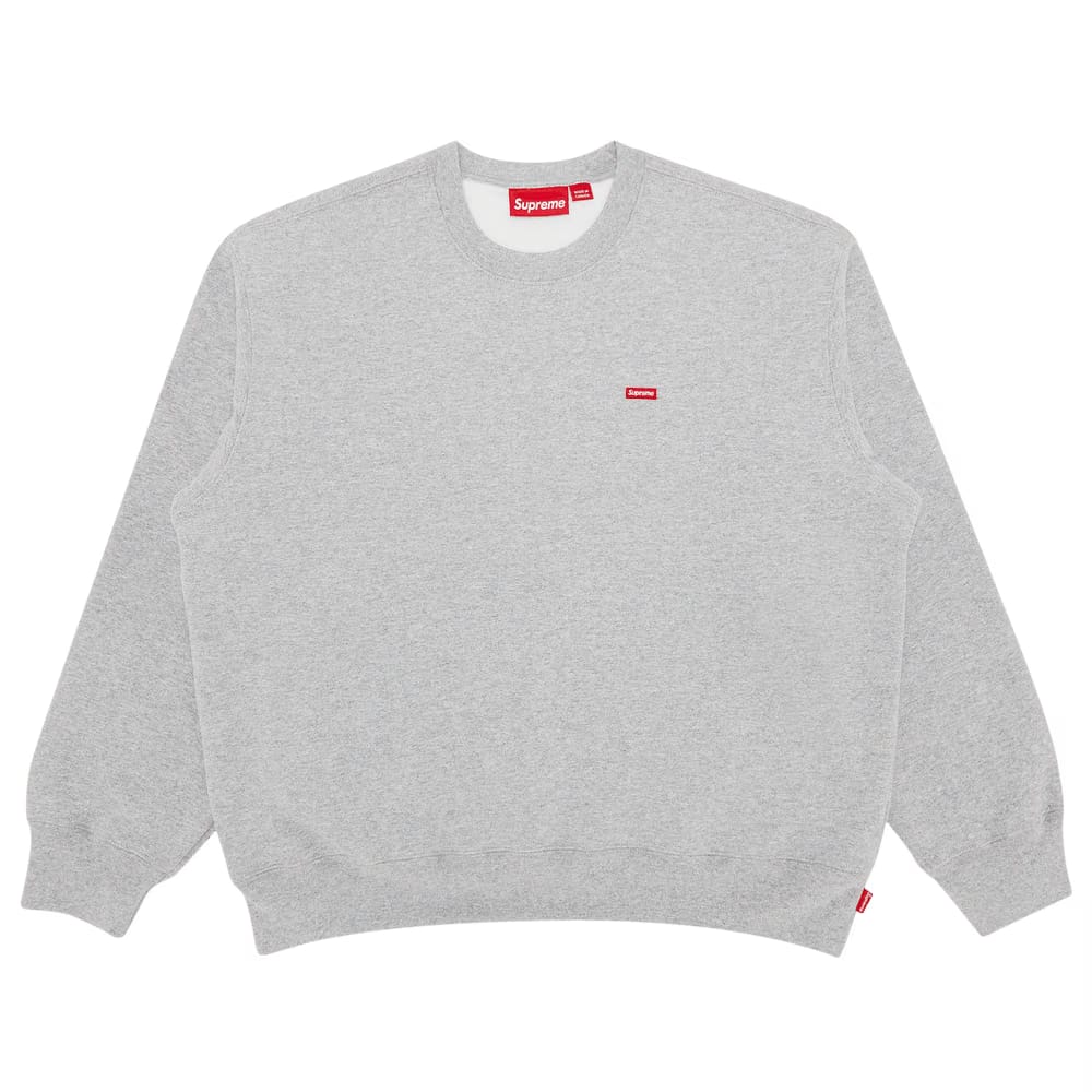 Supreme Small Box Crewneck Heather Grey