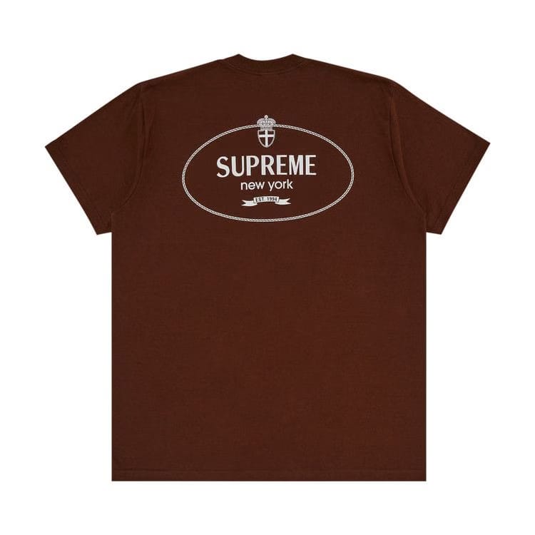 Supreme Crest T-Shirt Brown