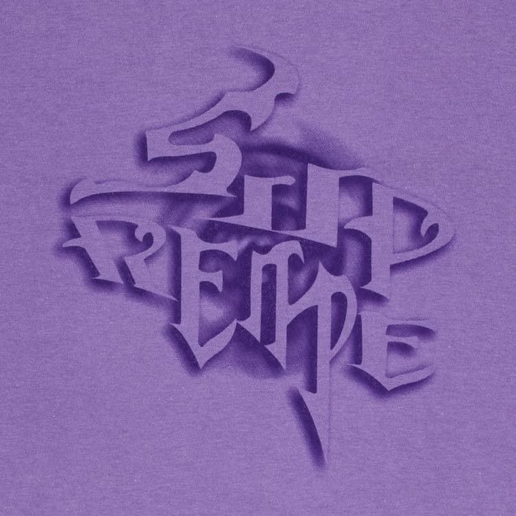 Supreme Smoke T-Shirt Purple