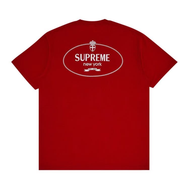 Supreme Crest T-Shirt Red