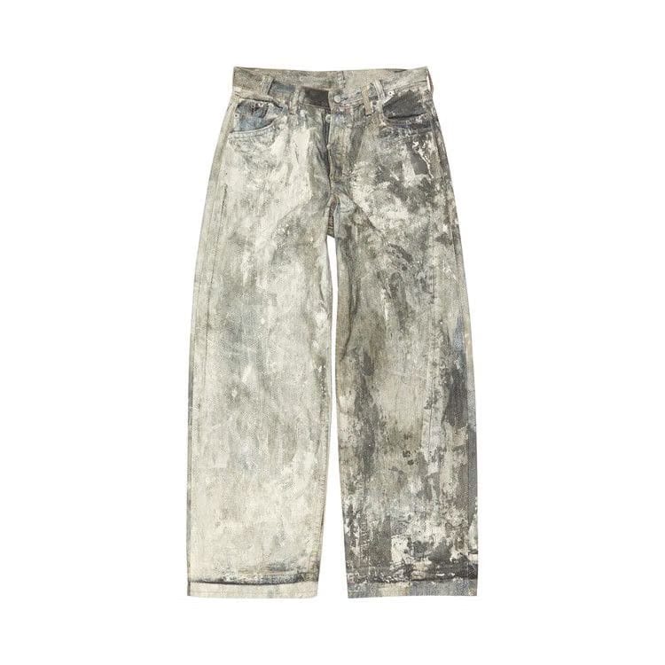 Acne Studios Paint Splatter Jeans Grey