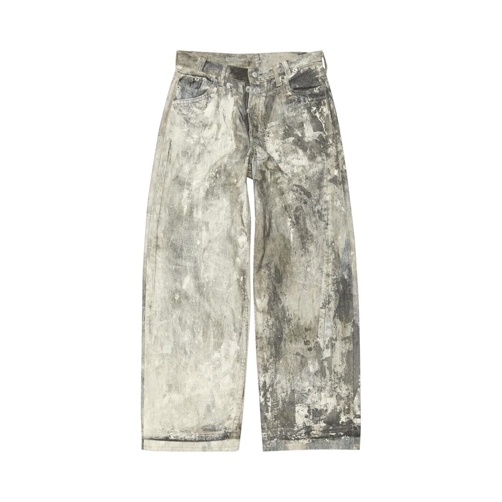 Acne Studios Paint Splatter Jeans Grey