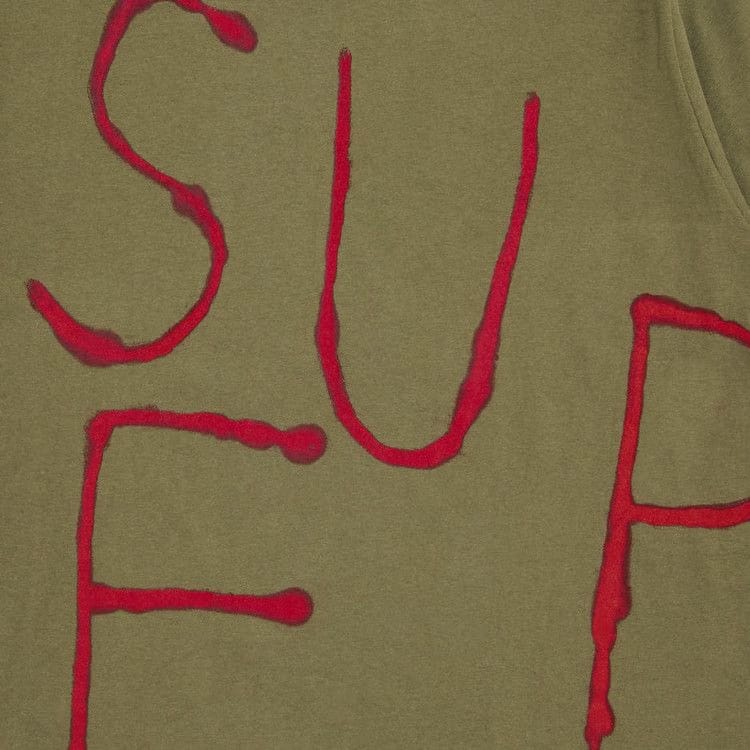Supreme Painted T-Shirt Light Olive