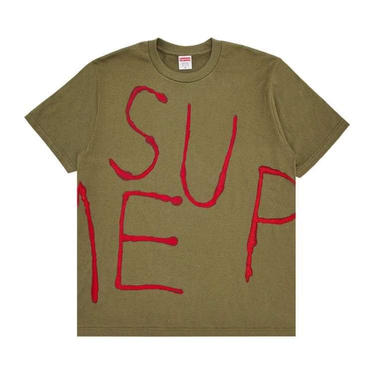 Supreme Painted T-Shirt Light Olive
