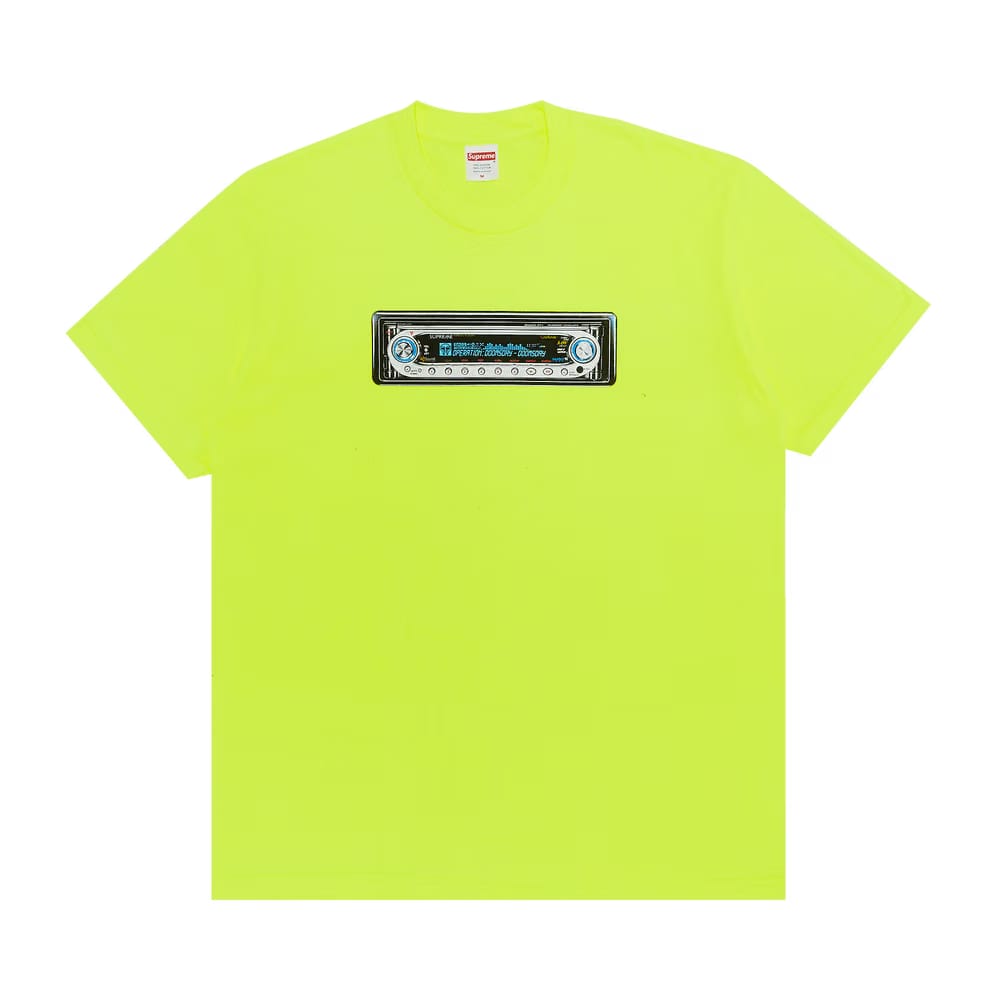 Supreme Receiver T-Shirt Fluorescent Yellow