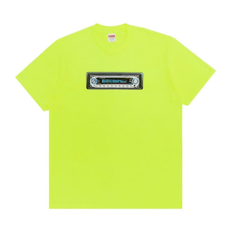 Supreme Receiver T-Shirt Fluorescent Yellow