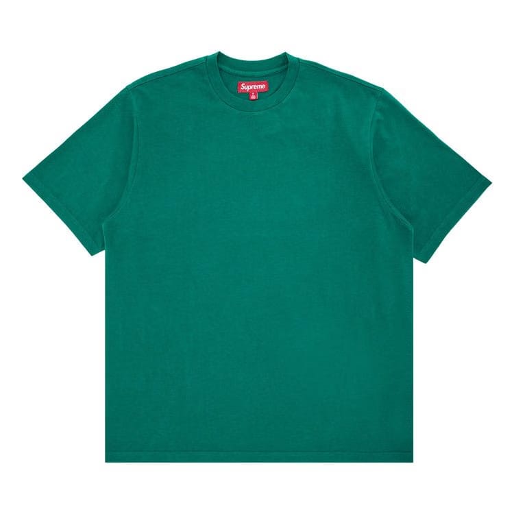 Supreme Brushed Arc Shorts-Sleeve Top Green