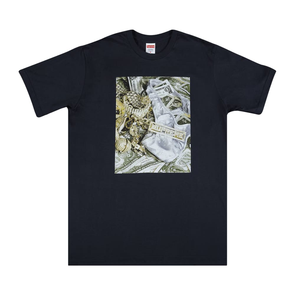 Supreme Bling T-Shirt Navy