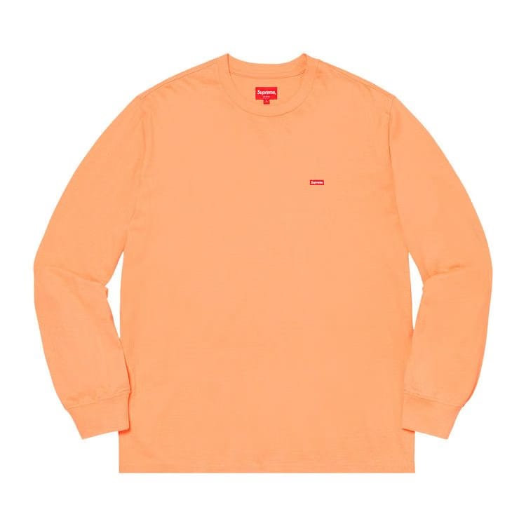 Supreme Small Box Long-Sleeve T-Shirt Peach