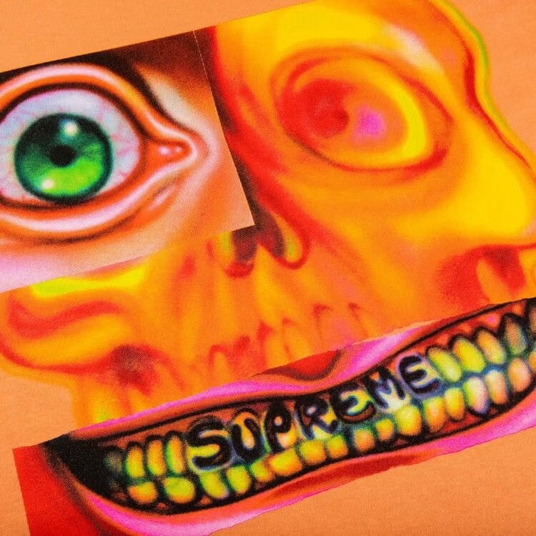 Supreme Face T-Shirt Peach