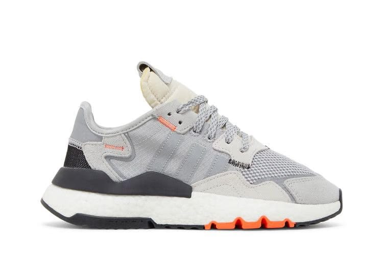 Adidas Nite Jogger Grey Two Solar Orange