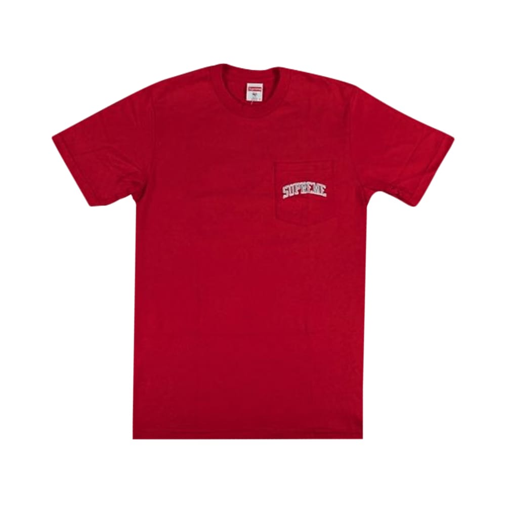 Supreme x NFL Raiders '47 Pocket T-Shirt Red