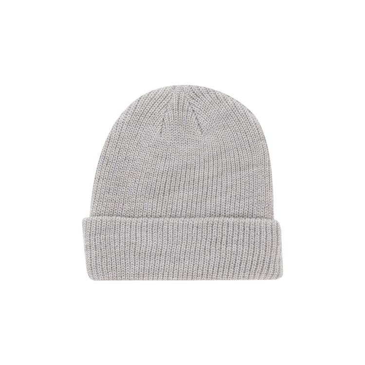 Stussy Basic Cuff Beanie Heather Grey
