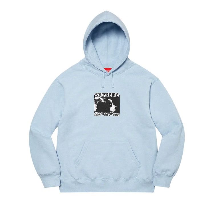 Supreme Dog Eat Dog Hoodie Light Blue