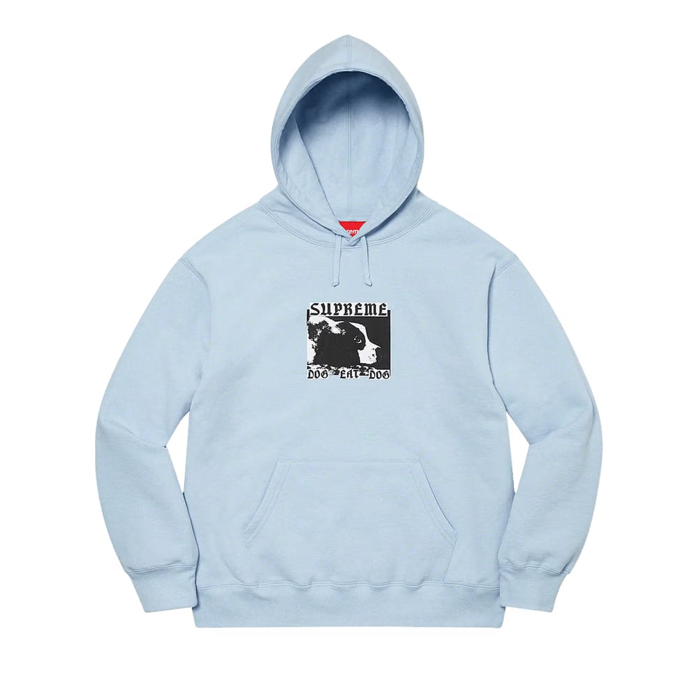 Supreme Dog Eat Dog Hoodie Light Blue