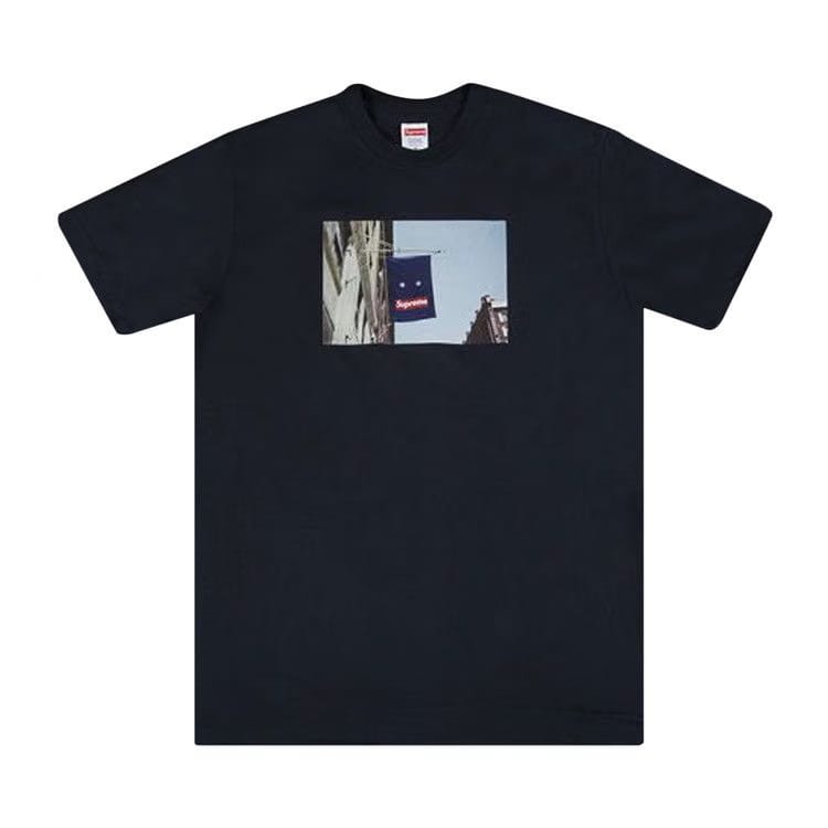 Supreme Banner T-Shirt Navy