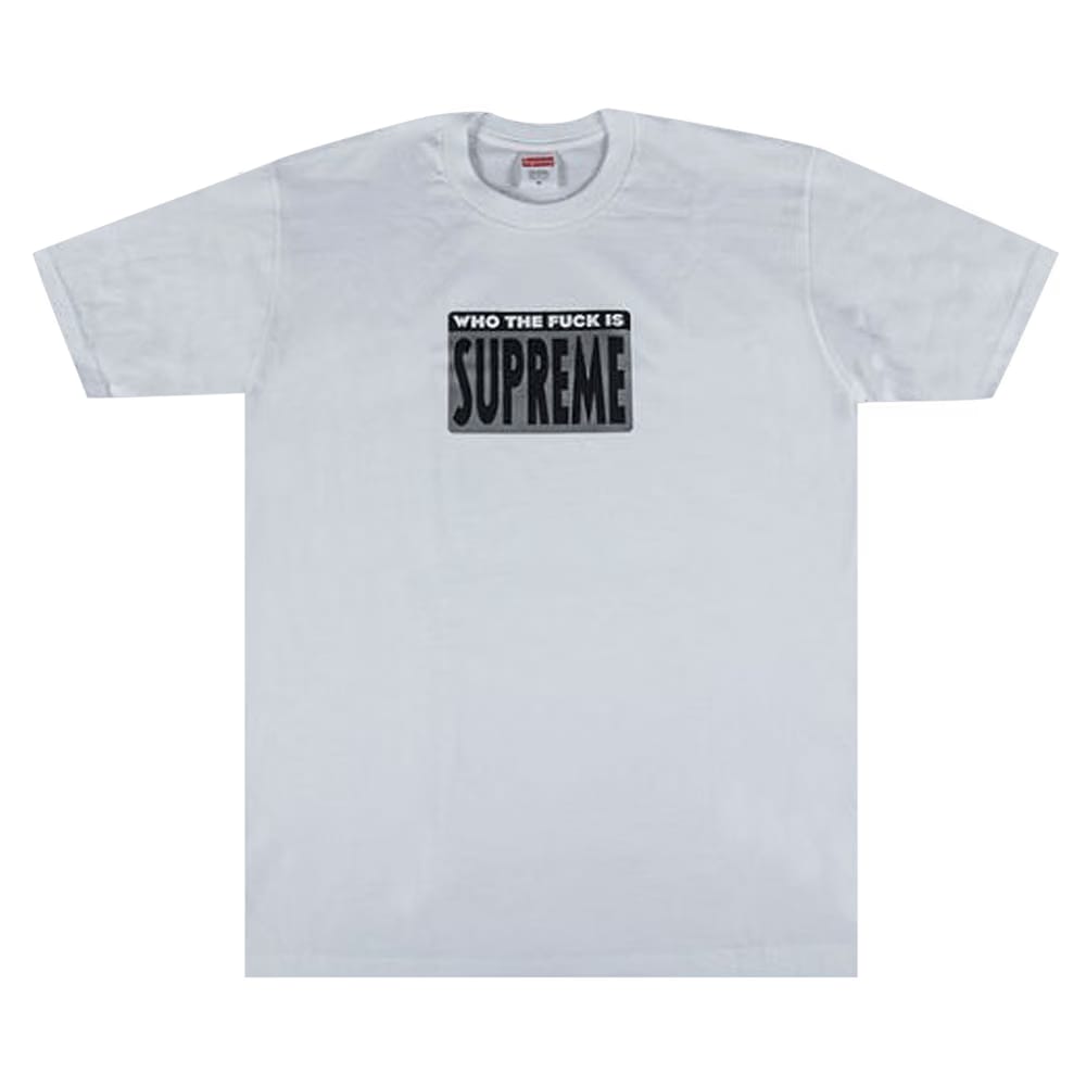 Supreme Who The Fuck T-Shirt White