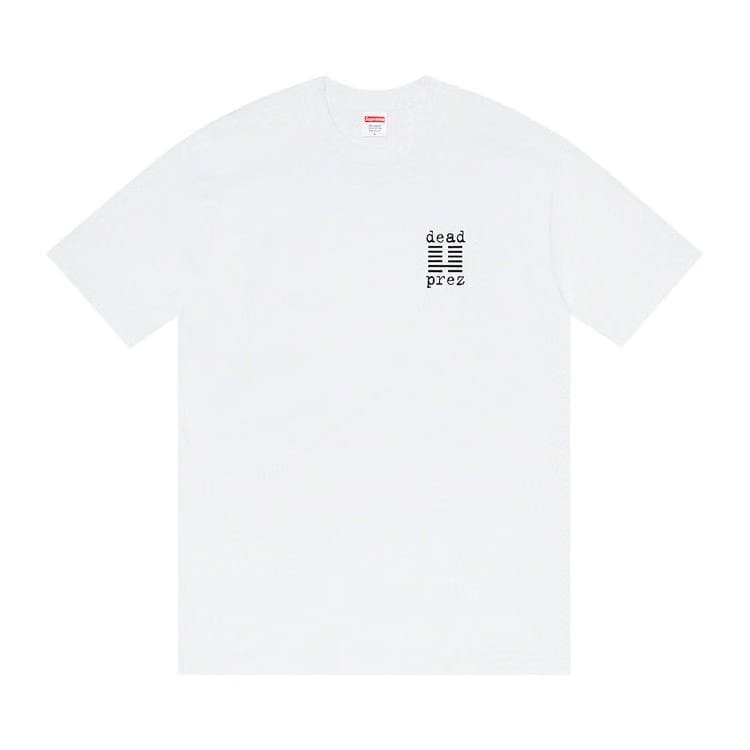Supreme x Dead Prez T-Shirt White