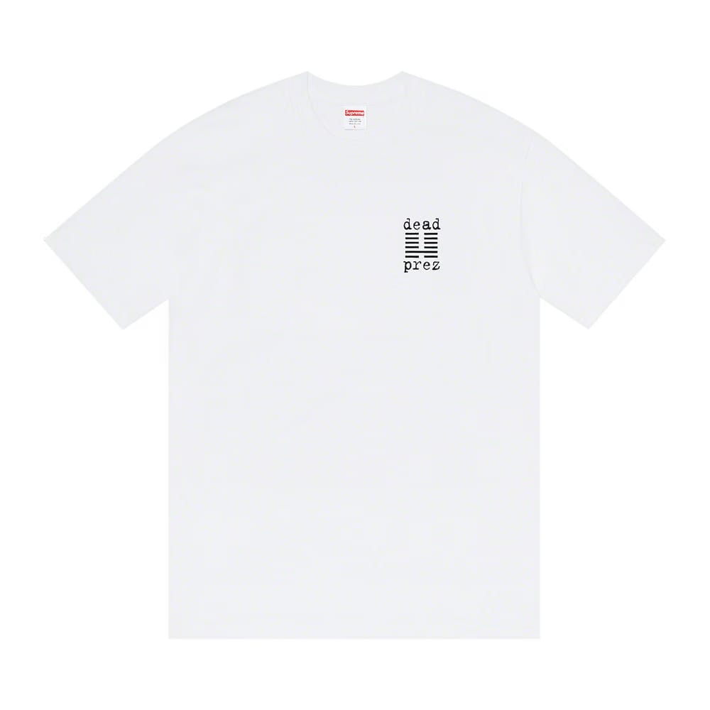 Supreme x Dead Prez T-Shirt White
