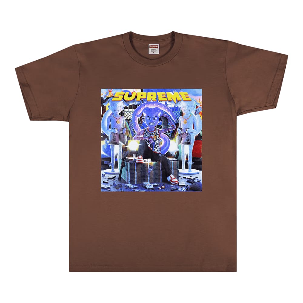 Supreme Richest T-Shirt Brown