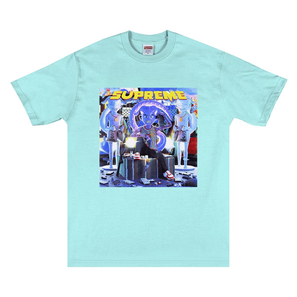 Supreme Richest T-Shirt Turquoise