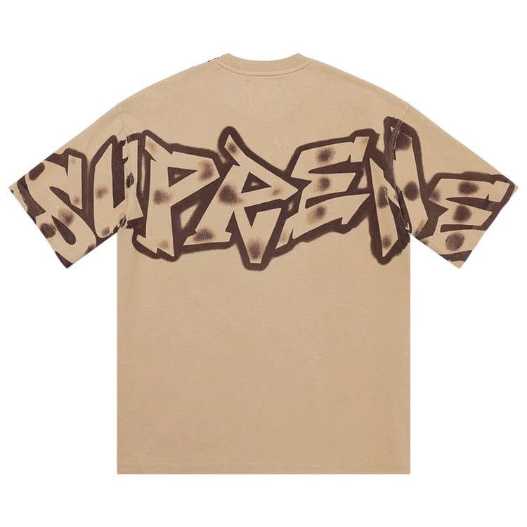 Supreme x New York Yankees Airbrush Shorts-Sleeve Top Clay