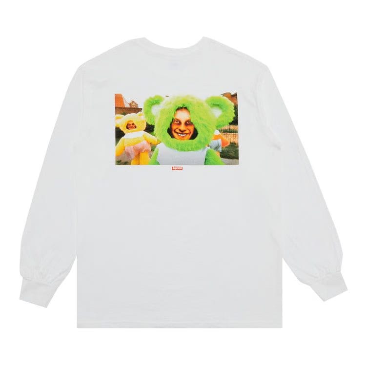 Supreme x Aphex Twin Donkey Rhubarb Long-Sleeve T-Shirt White